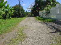 Rfection d'une voie de dsenclavement - quartier Jambette - Beausjour (Martinique)